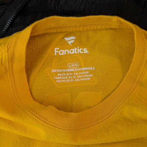 Fanatics Men's LA Lakers 23 James Shirt Yellow Large - Picture 5 of 5